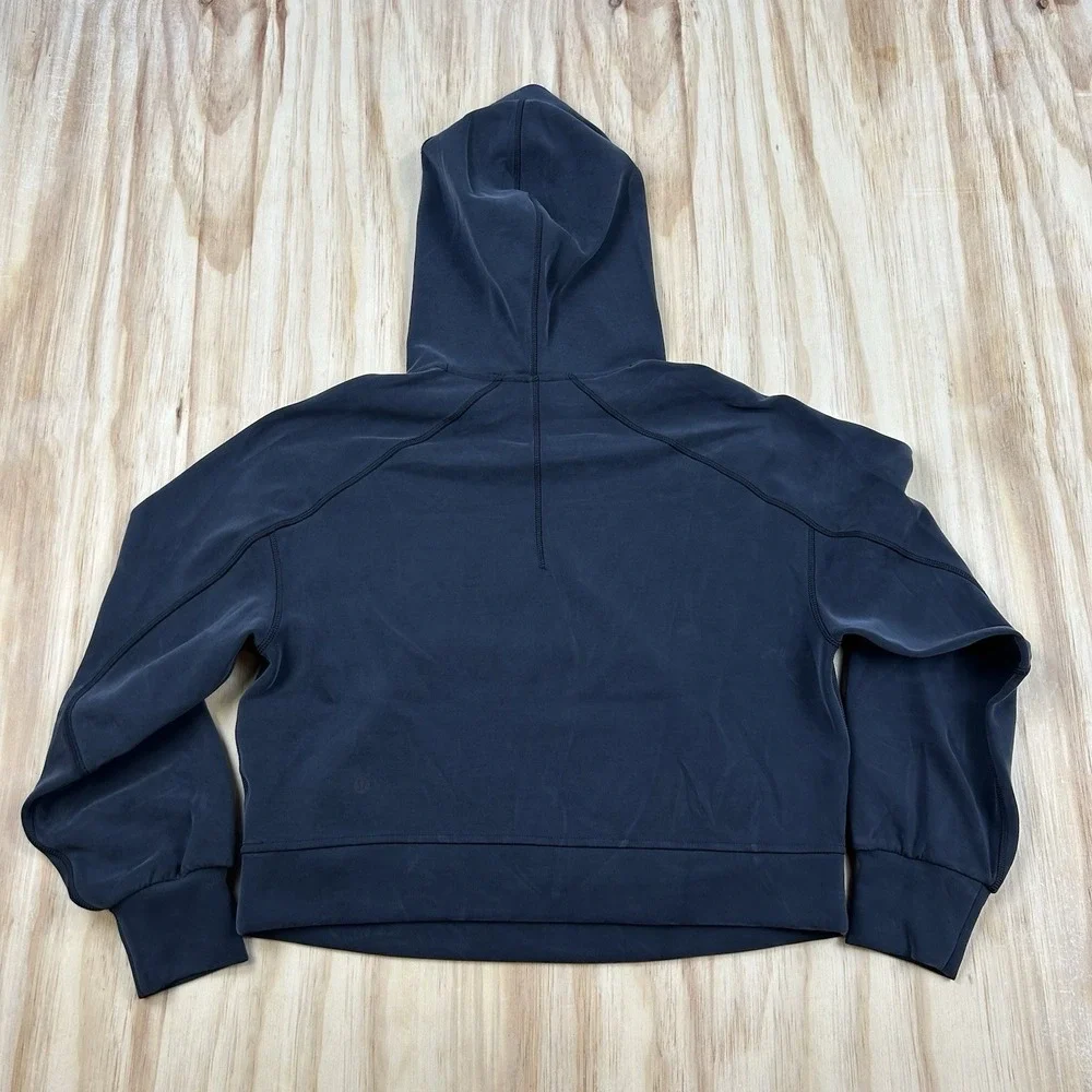 Lululemon Softstreme Hoodie Women's 4 Black W3HMVS Pullover Sweatshirt Athleisur